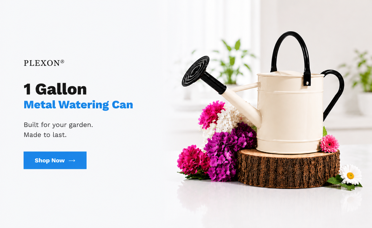 Plexon 1 Gallon Metal Watering Can