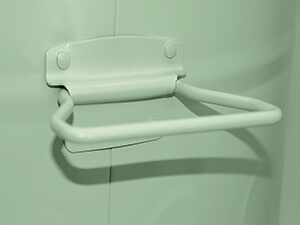 Heavy-Duty Side Handles on Green Galvanized Steel Trash Can