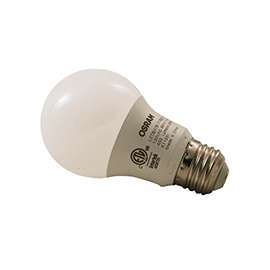Sylvania 74080 Semi-Directional LED Bulb, 120 V, 6 W, Medium, A19 Lamp, Bright White Light
