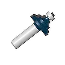 Bosch 85604MC Router Bit, 1-3/8 in Dia Cutter, 2-1/4 in OAL, 1/4 in Dia Shank, 1-Cutter, Steel