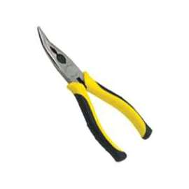 STANLEY 89-871 Nose Plier, 6-3/8 in OAL, 1-1/4 in Jaw Opening, Black/Yellow Handle, Comfort-Grip Handle, 11/16 in W Jaw