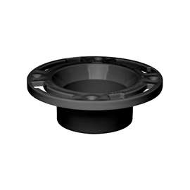 Oatey 43508 Closet Flange, 3 in Connection, ABS, Black, For: 3 in SCH 40 DWV Pipes