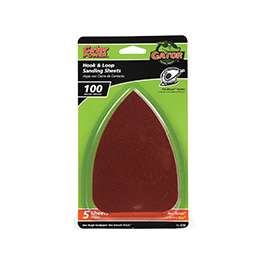 Gator 3732 Sanding Sheet, 3-1/2 in W, 5 in L, 100 Grit, Medium, Aluminum Oxide Abrasive, Paper Backing
