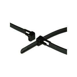 ACT AR-08-50-RL-0-15 Releasable Cable Tie, Nylon, Black