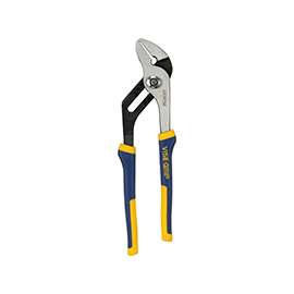 IRWIN 4935321 Groove Joint Plier, 10 in OAL, 2-1/4 in Jaw Opening, Blue/Yellow Handle, Cushion-Grip Handle