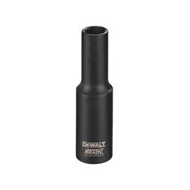 DeWALT IMPACT READY DW22962 Impact Socket, 1-1/8 in Socket, 1/2 in Drive, Square Drive, 6-Point, Steel, Black Oxide