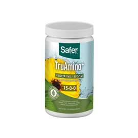 Safer N242 Hydroponic Nutrient Fertilizer Granular, 1 lb, Plastic Container, Liquid