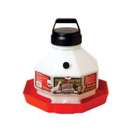 Little Giant PPF3 Poultry Waterer, 3 gal Capacity, Plastic