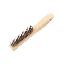ProSource WB00416S Wire Brush, Metallic Bristle, 3/4 in W Brush, 10-7/8 in OAL