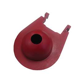 Korky 3030BP Toilet Flapper, Specifications: 3 in Valve Open, Rubber, Red