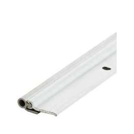 M-D 69923 Jamb Weatherstrip Kit, 7/8 in W, 1/4 in Thick, Aluminum/Vinyl, White