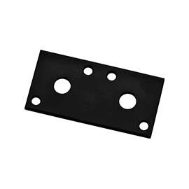 National Hardware N351-454 Mending Plate, 3 in L, 1.3 in W, 1/8 in Gauge, Steel, Powder-Coated