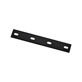 National Hardware N351-456 Mending Plate, 10 in L, 1-1/2 in W, 5/16 Gauge, Steel, Powder-Coated, Carriage Bolt Mounting