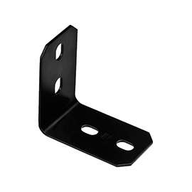 National Hardware 1156BC Series N351-500 Corner Brace, 4.9 in L, 3 in W, 4.9 in H, Steel, 1/8 Thick Material