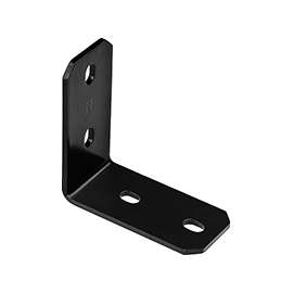 National Hardware 1157BC Series N351-501 Corner Brace, 6-1/4 in L, 3 in W, 6-1/4 in H, Steel, Powder-Coated