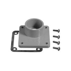 Carlon MHUBA-200 Unthreaded Conduit Hub, 2 in, PVC, Gray
