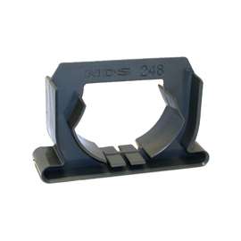 NDS 248 Channel Coupling, 4 in, PVC, Gray