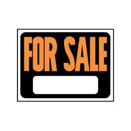 HY-KO Hy-Glo Series 3006 Identification Sign, For Sale, Fluorescent Orange Legend, Plastic