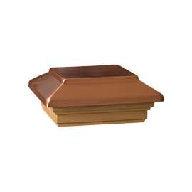Deckorators Victoria 207003 Post Cap, 5-5/8 in L, 5-5/8 in W, Copper