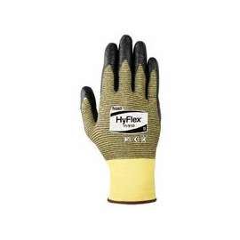 HyFlex Light Cut Protection Gloves, Size 8, Black