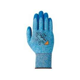 Hyflex Oil Repellent Gloves, 10, Blue