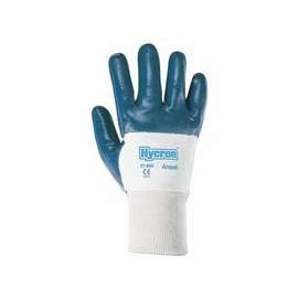 Hycron Nitrile Coated Gloves, 9, Blue