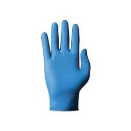 TNT Single-Use Gloves, Powdered, Nitrile, 5 mil, X-Large, Blue