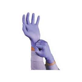TNT Blue Disposable Gloves, Powder Free, Nitrile, 5 mil, Medium, Blue