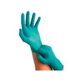 Touch N Tuff Disposable Gloves, Powder Free, Nitrile, 4 mil, 6.5 - 7, Green