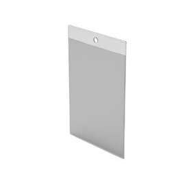 Southern Imperial R-HVP-0406 Sign Holder, 4 in W, PVC, Clear