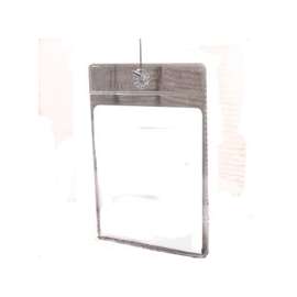 Southern Imperial R-HVP-5535 Sign Holder, 5-1/2 in W, PVC, Clear