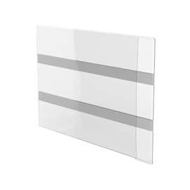 Southern Imperial R-VPA-0507 Sign Holder, 5 in W, PVC, Clear