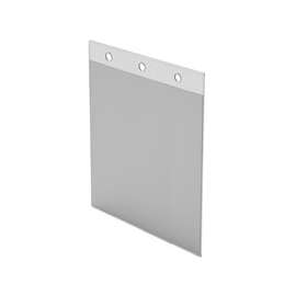 Southern Imperial R-HVP-8511 Sign Holder, 8-1/2 in W, PVC, Clear