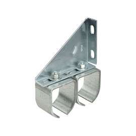 National Hardware N193-904 Round Rail, Steel, Galvanized, 2 in W, 7-3/32 in H, 5-13/16 in L