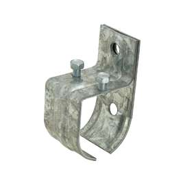 National Hardware N100-007 Round Rail Splice Bracket, Steel, Zinc