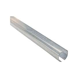National Hardware N193-763 Round Rail, Steel, Galvanized, 2-3/8 in W, 2-13/32 in H, 96 in L