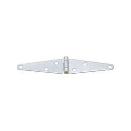 National Hardware N128-249 Strap Hinge, 1.61 in W Frame Leaf, Steel, Screw Mounting, 60 lb
