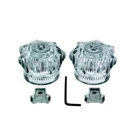 Danco 88172 Faucet Handle with Removable Skirt, Acrylic, For: Universal Mobile Home and RV Faucets