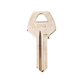 HY-KO 11010CO87 Key Blank, Brass, Nickel, For: Corbin Russwin Cabinet, House Locks and Padlocks