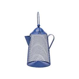 NO/NO CFE101 Coffee Pot Mesh Bird Feeder, 2 lb, Metal, Powder Coated