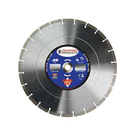 DIAMOND PRODUCTS 85261 Circular Saw Blade, 14 in Dia, Universal Arbor, Diamond Cutting Edge