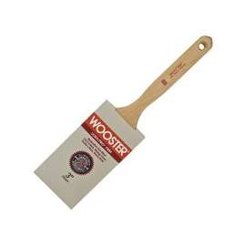 WOOSTER 4175-3 Paint Brush, 3 in W, 3-3/16 in L Bristle, Nylon/Polyester Bristle, Flat Sash Handle