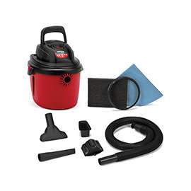 Shop-Vac HangOn 2036000 Dry/Wet Corded Vacuum, 120 V, 2.5 gal Tank, 60 cfm