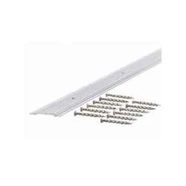 M-D 79046 Seam Binder, 36 in L, 3/4 in W, Fluted Surface, Aluminum, Satin Brass