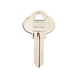 HY-KO 11010S1 Key Blank, Brass, Nickel, For: Sargent Cabinet, House Locks and Padlocks