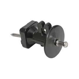 Zareba RED SNAP'R IWKNB-RS Wood Post/Electric Fence Insulator, Polyethylene, Black