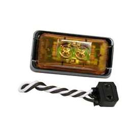 PM V153KA Marker Light Kit, 12 V, LED Lamp, Amber Lens, Bracket Mounting