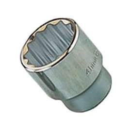 Vulcan MT-SM6041 Drive Socket, 41 mm Socket, 3/4 in Drive, 12-Point, Chrome Vanadium Steel, Chrome
