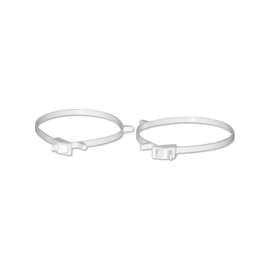 DUNDAS JAFINE 2C234ZW Adjustable Clamp, Clamping Range: 3 to 4 in, Plastic