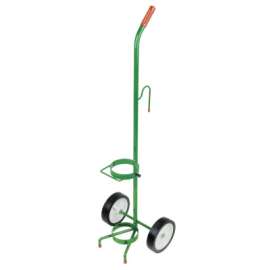 Single Cylinder Carts, 6 in Rubber/Plastic Rim Wheels